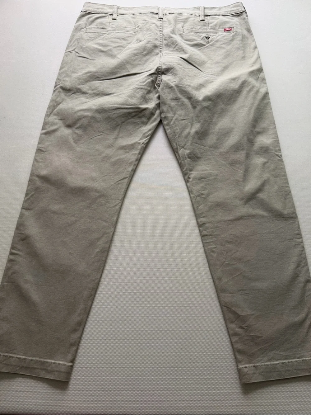 Levi's Light Tan Straight-Fit Chinos